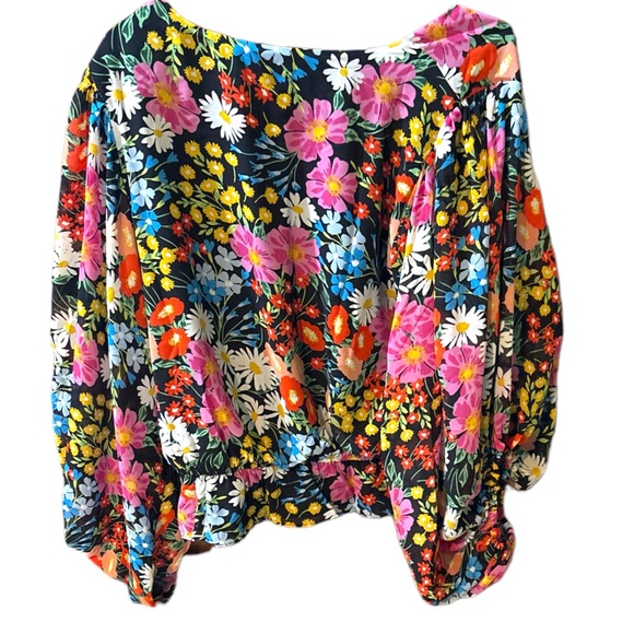 Sugarlips Lupita Floral Ways Balloon Sleeve Blouse - Picture 9 of 16